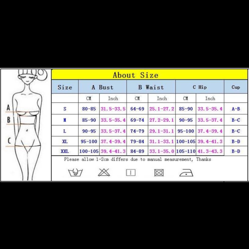 High Waist Two piece Bikini - Picture 5 of 5